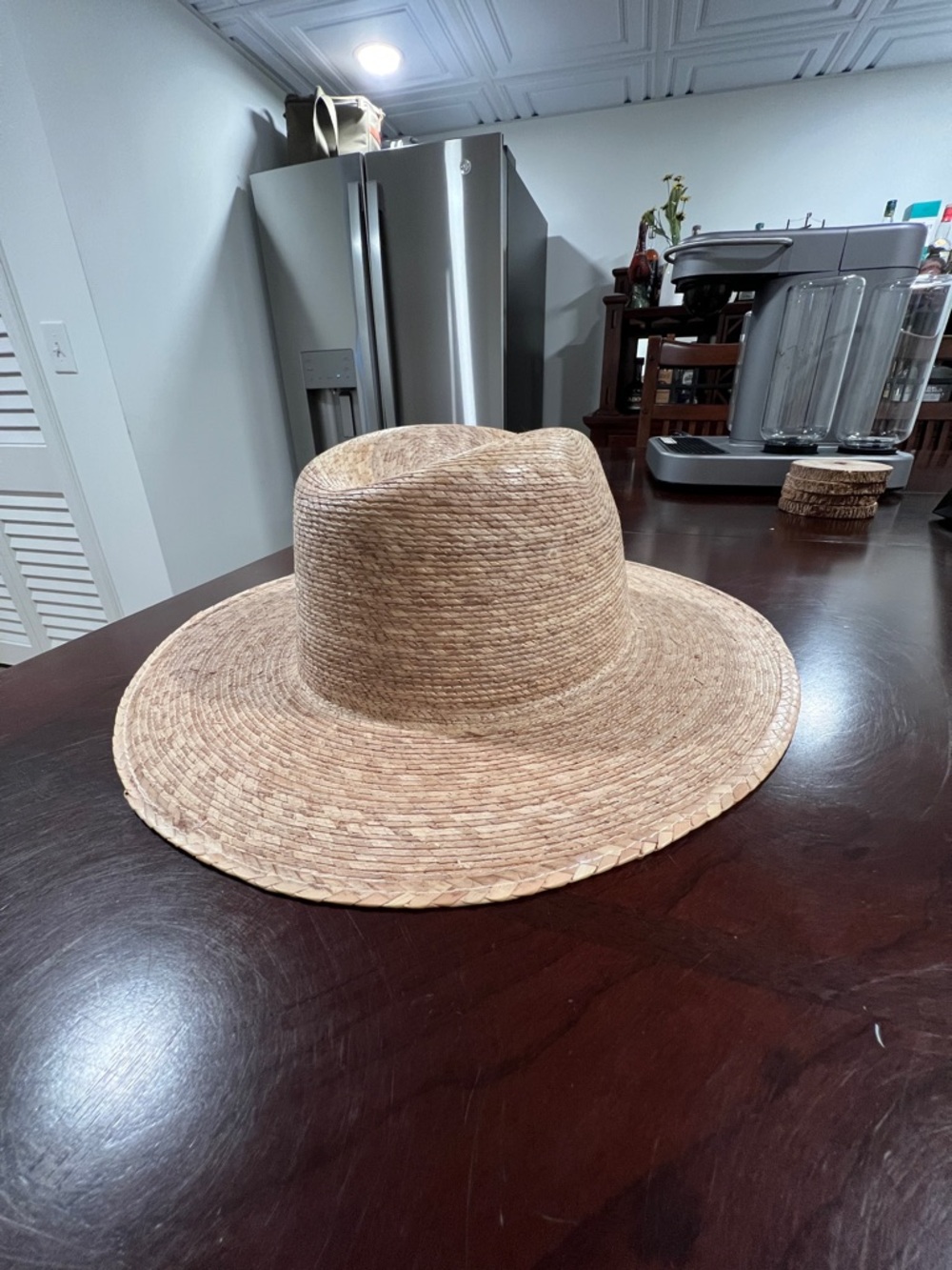 Lack Of Color Natural Straw Fedora Hat - Picture 8 of 11